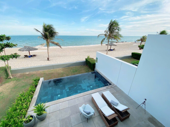 Villa Hồ Tràm sát biển OdwinHT08 – 3PN, gần cầu Hamptons
