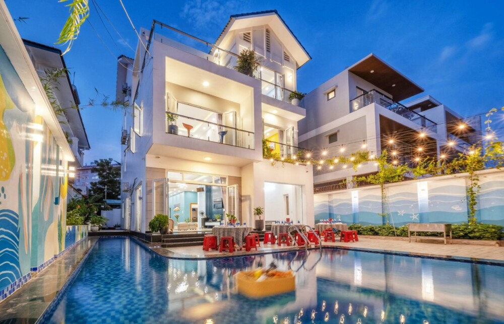 Villa Bãi Sau Vũng Tàu Odwin12ATS - Khu vực hồ bơi