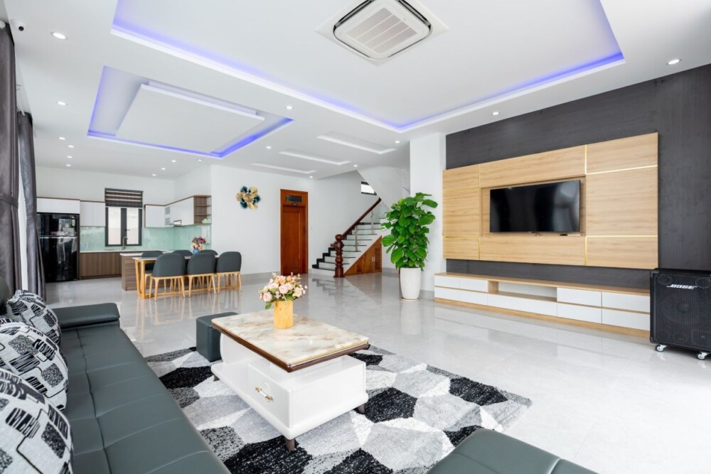 Villa Long Cung OdwinKC2 - Khu vực phòng khách