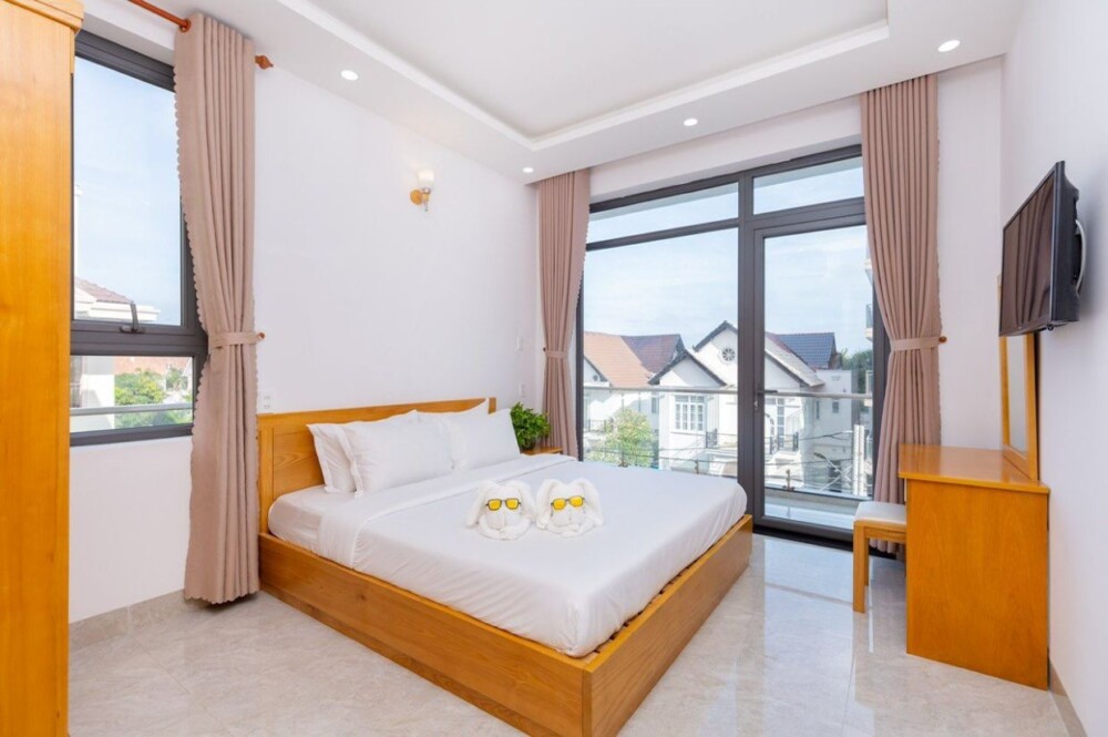 Villa Bãi Sau Gần Biển OdwinMP12 - Phòng ngủ