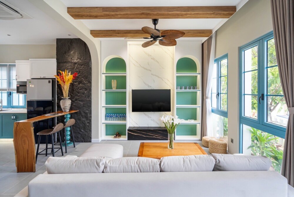 Phòng khách sang trọng trong villa Odwin NWP 170340