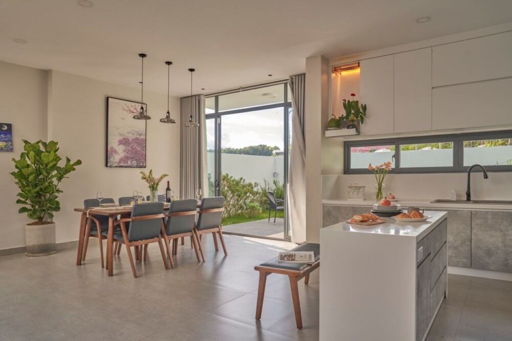 Villa Đà Lạt Odwin12 - Khu vực ăn uống và bếp