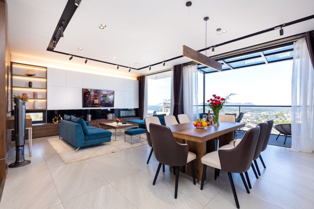 Villa Đà Lạt Odwin26- Khu vực phòng khách