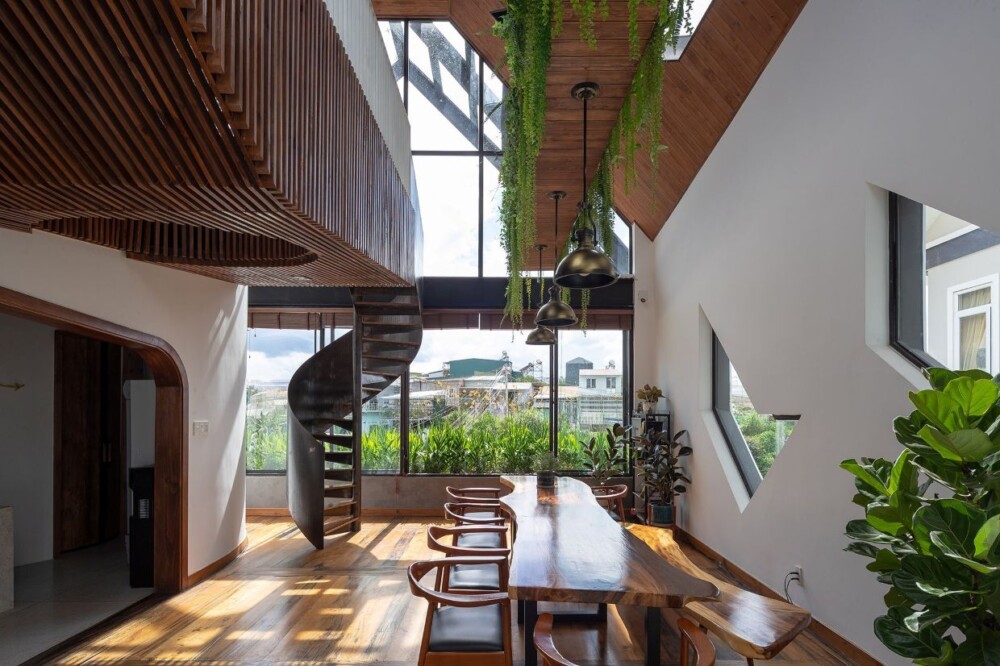 Villa Đà Lạt có hồ bơi Odwin40 - Khu vực ăn uống