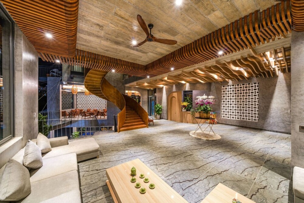 Villa Đà Lạt Odwin41 - Khu vực phòng khách