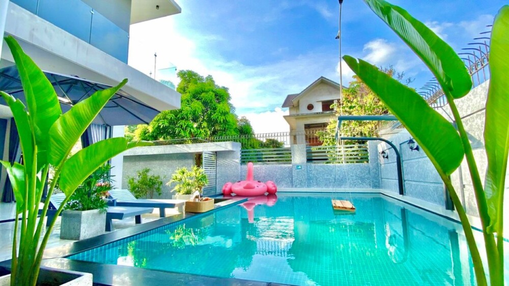 Villa Long Cung OdwinSB230 - Khu vực hồ bơi