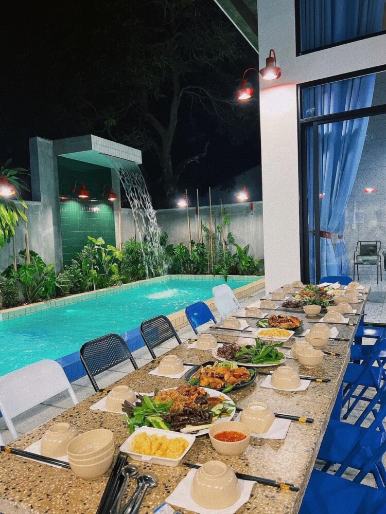 Hồ bơi riêng và khu vực tổ chức BBQ tại Odwinlv96