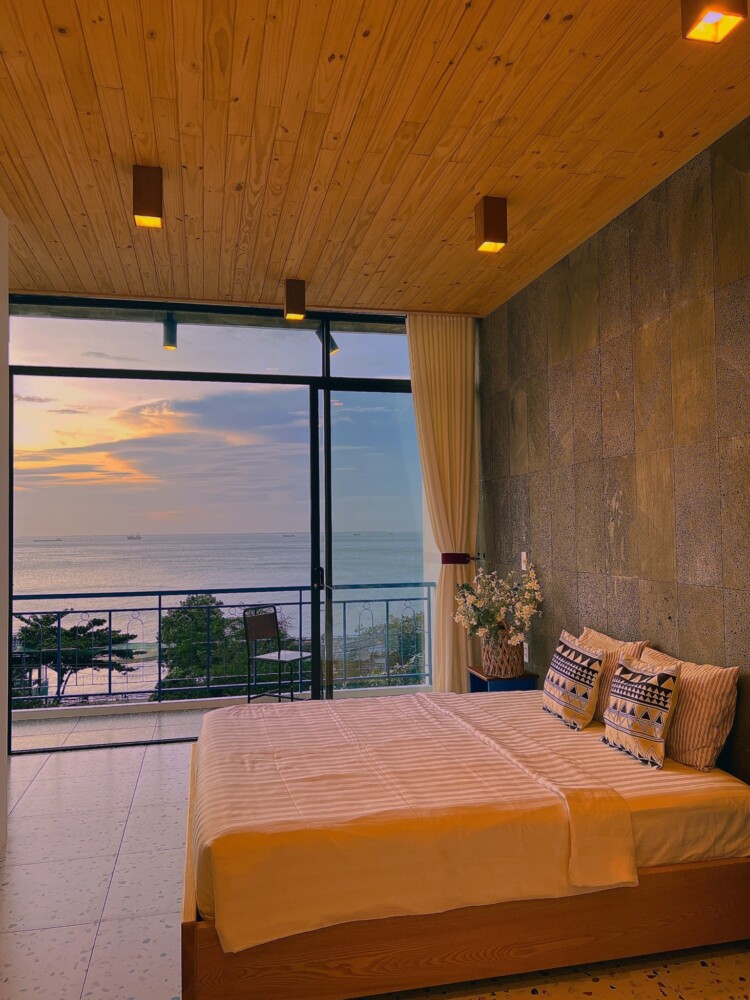 Villa view biển Vũng Tàu Odwinlv96 ngắm hoàng hôn từ phòng ngủ