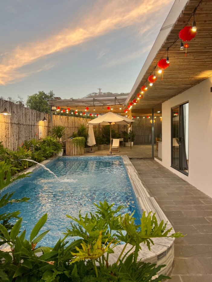 Villa Vũng Tàu Bãi Sau OdwinM3B có hồ bơi riêng, thiết kế không lầu