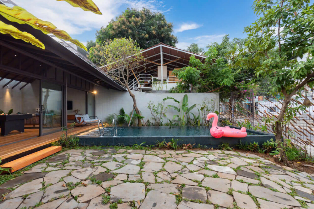 Villa Bãi sau Vũng Tàu OdwinAN02 có hồ bơi riêng, sân tổ chức tiệc BBQ ngoài trời