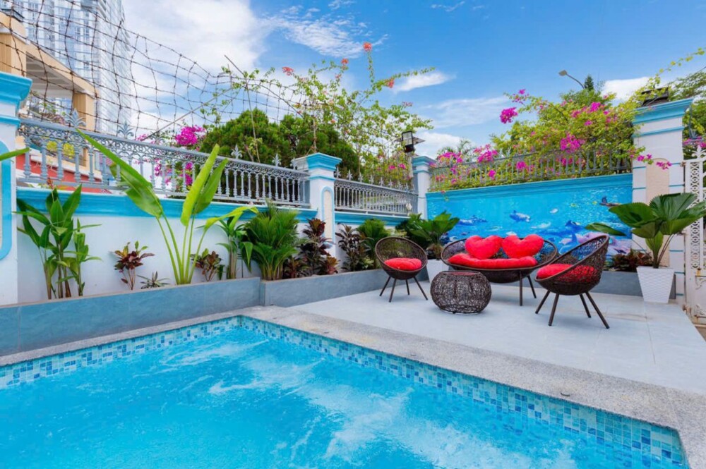 Villa Bãi Sau Vũng Tàu OdwinA5 - Khu vực hồ bơi