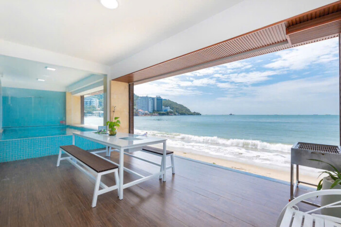 Villa Vũng Tàu có hồ bơi sát biển bãi dâu, bãi tắm biển ngay nhà