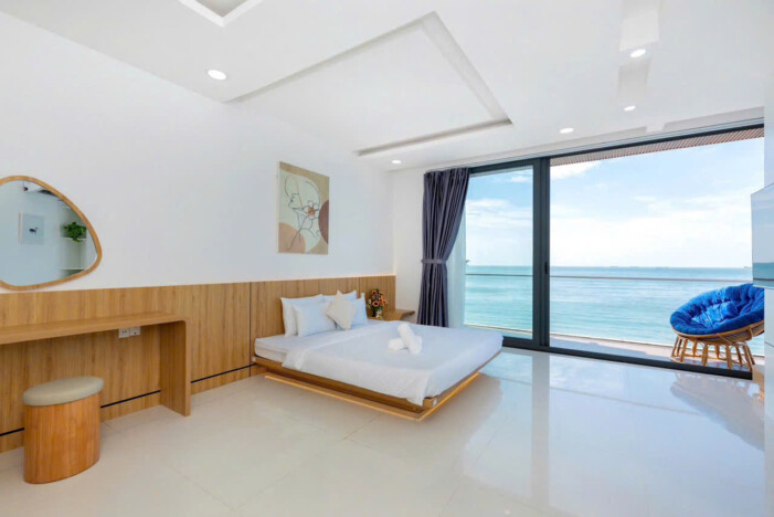 Phòng ngủ view biển rất đẹp