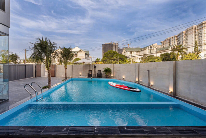 Villa Vũng Tàu có hồ bơi tại khu Long Cung