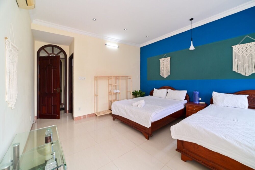 Phòng ngủ 2 giường tại Villa Odwin A34