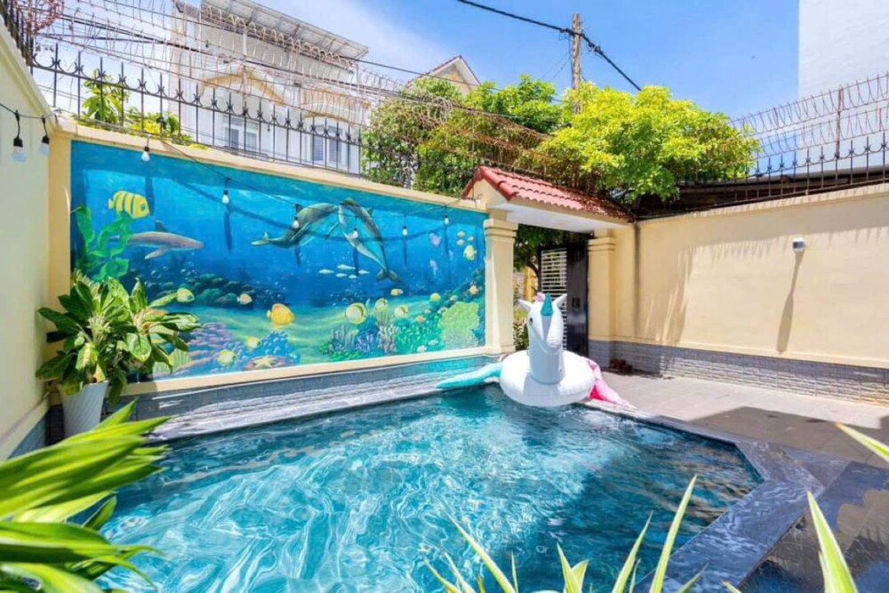 Hồ bơi tại Villa Odwin C17