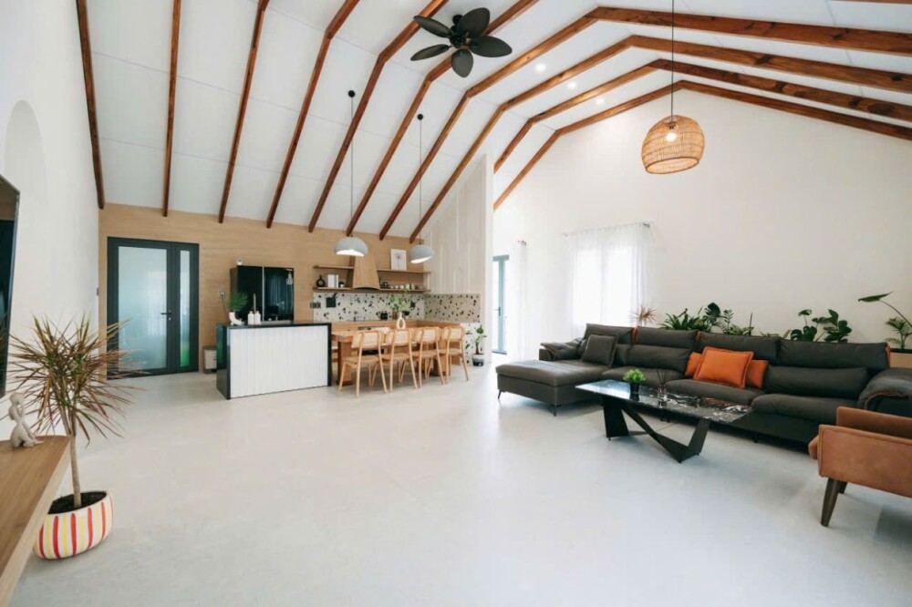 Phòng khách và bếp tại Villa Odwin DL 64