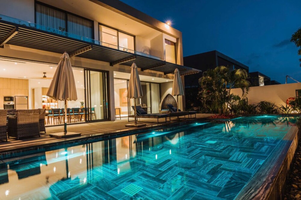 Hồ bơi tại Villa Odwin Hồ Tràm 01