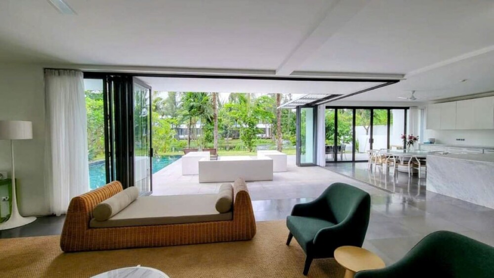 Phòng khách tại Villa Odwin Hồ Tràm 22