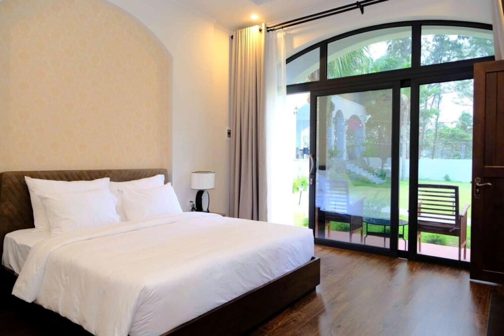 Phòng ngủ tại Villa Odwin LM Seaview