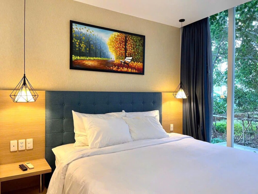 Phòng ngủ tại Odwin Villa Oceanami 3PN