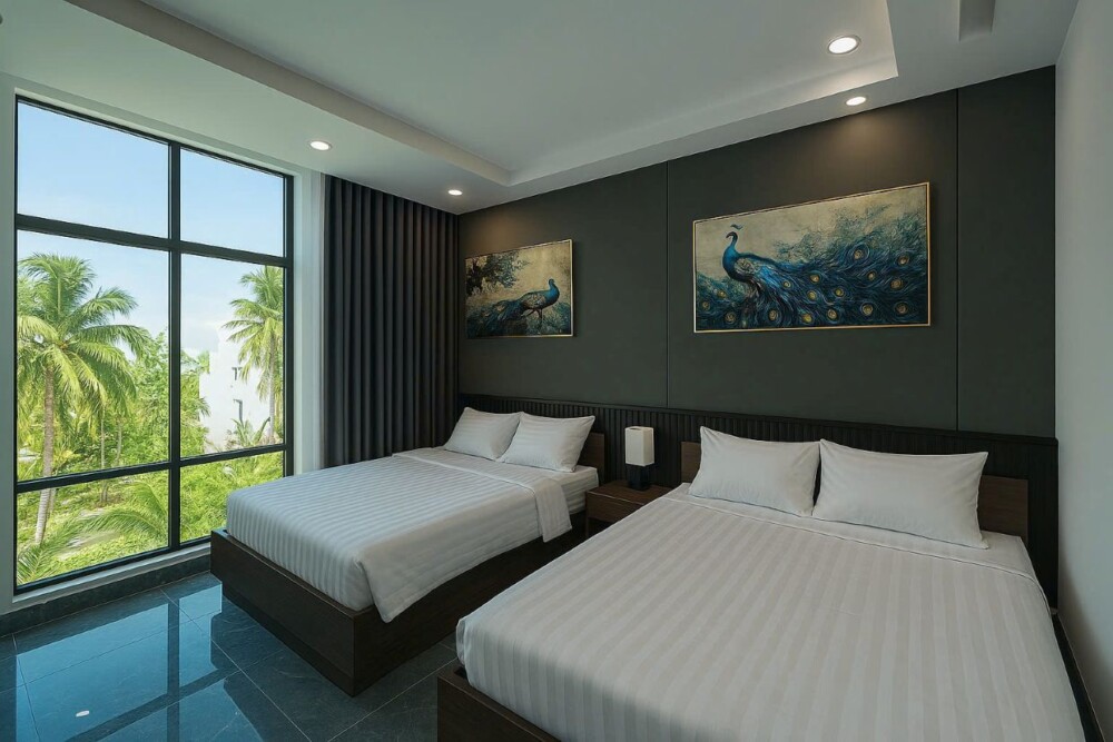 Phòng ngủ tại Villa Odwin PT02