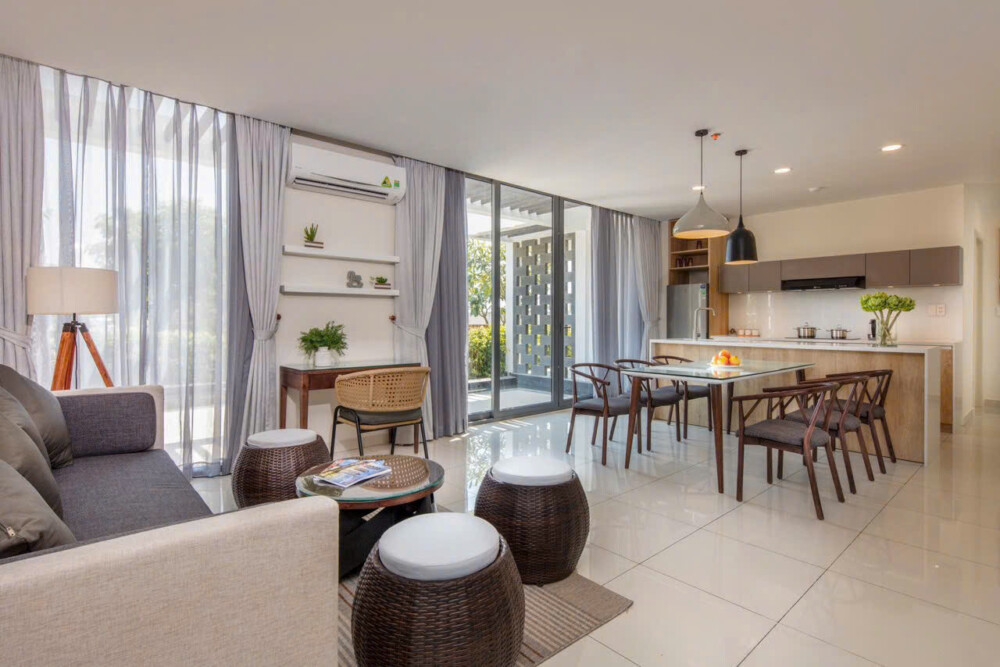 villa Long Hải 3 phòng ngủ gần chợ hải sản, có bếp đầy đủ dụng cụ