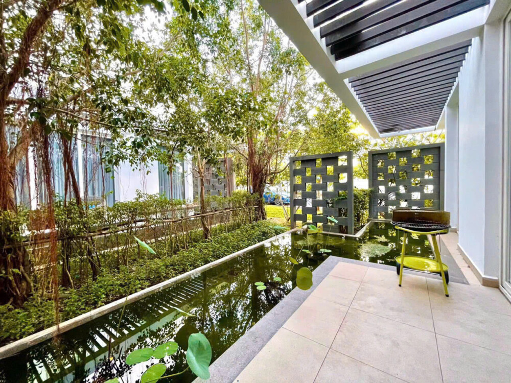 Sân BBQ villa 3PN Long Hải