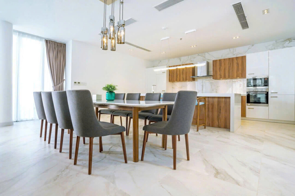 Bếp riêng biệt villa 5PN Long Hải