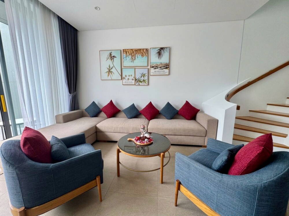 Villa Hồ Tràm có không gian làm việc – phù hợp nhóm công tác