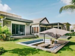 Villa Hồ Tràm có sân vườn lớn tổ chức tiệc BBQ ngoài trời