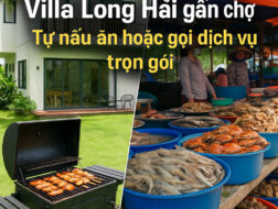 villa Long Hải gần chợ hải sản, thuận tiện nấu ăn