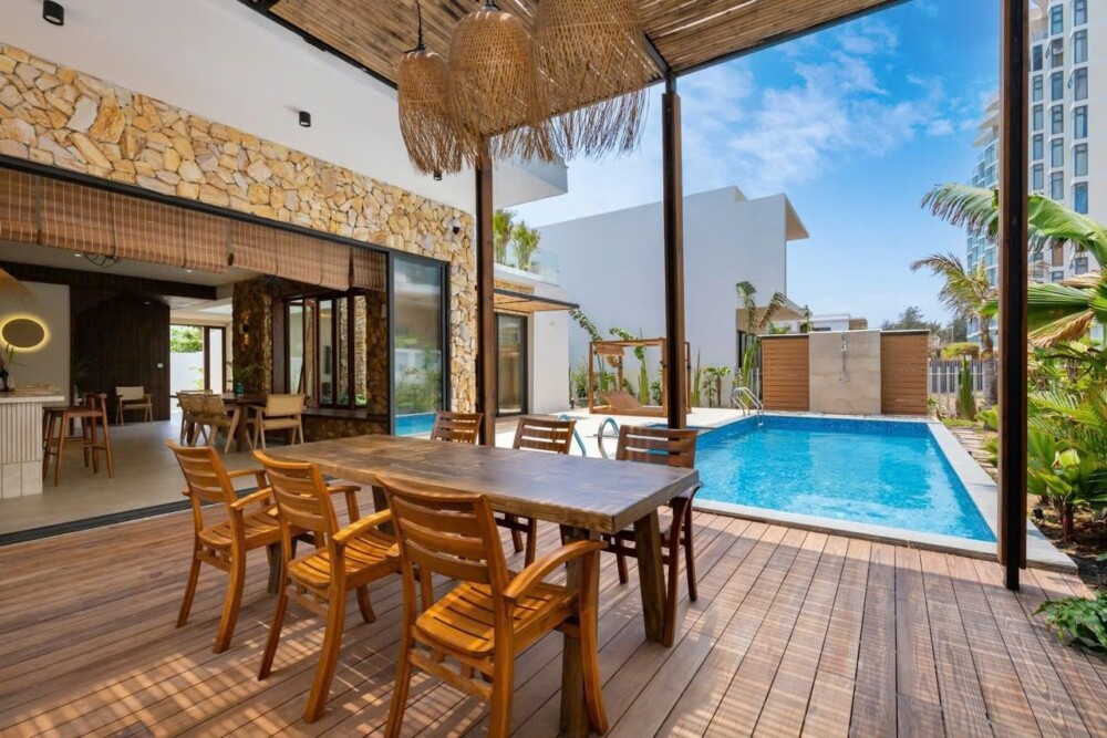 Villa Odwin S7 gần biển có hồ bơi riêng