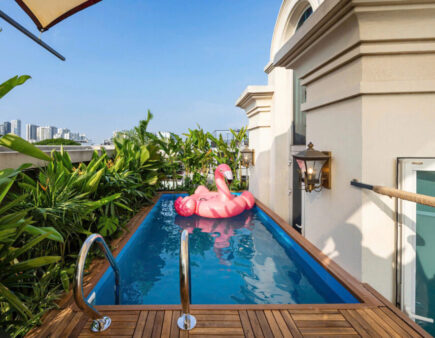 Villa Sài Gòn cho nhóm Tây Ninh nghỉ cuối tuần có hồ bơi riêng