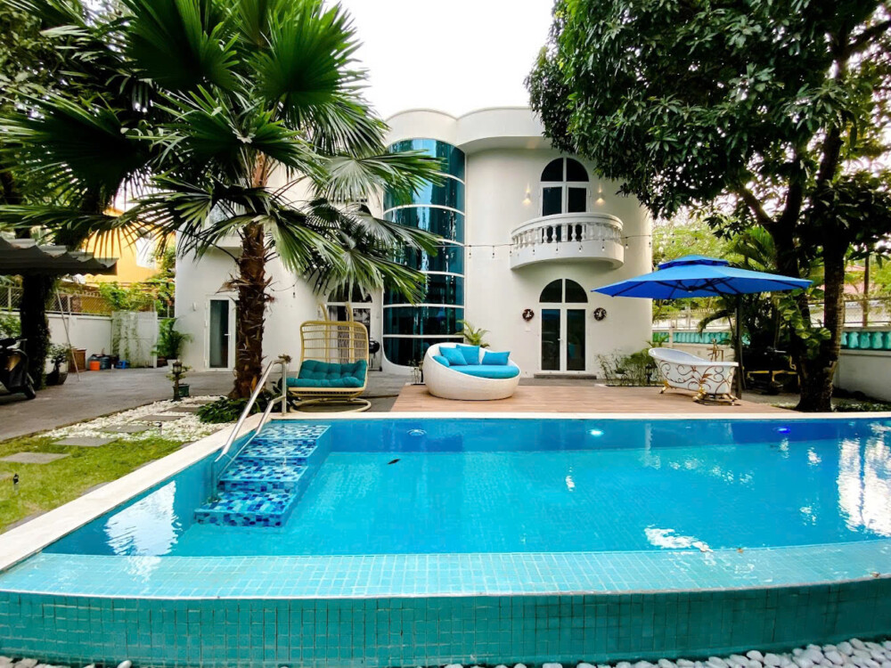 Mặt tiền villa Odwin 28 Sài Gòn cho nhóm Đồng Nai cuối tuần