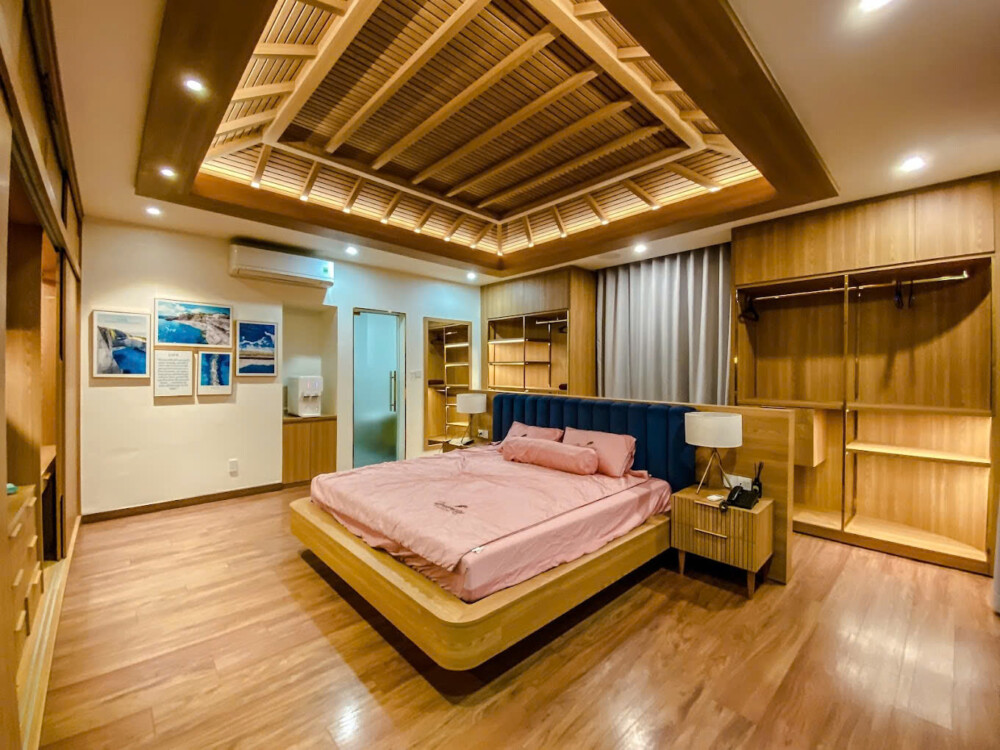 Phòng ngủ villa Odwin 28 phù hợp nhóm Đồng Nai đi chơi