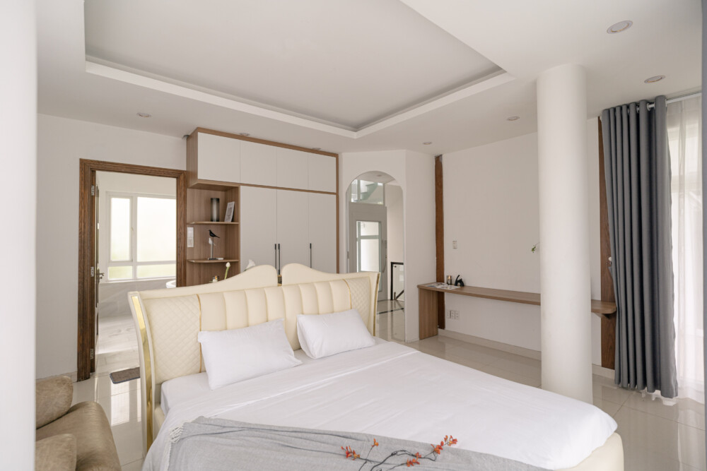 Villa Quận 2 TPHCM Odwin35 – Khu vực phòng ngủ