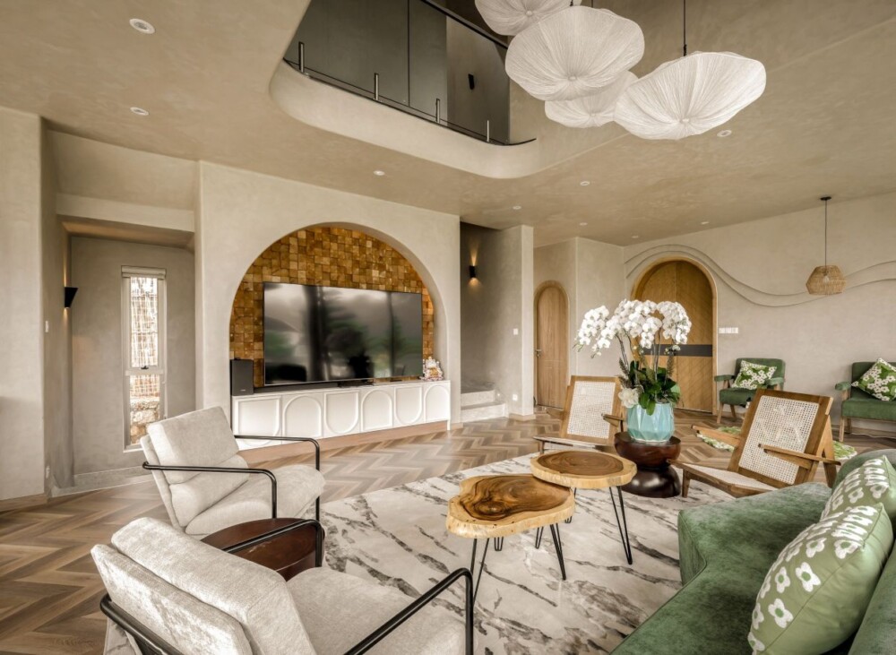 Khu vực phòng khách tại Villa Odwin Đà Lạt 36