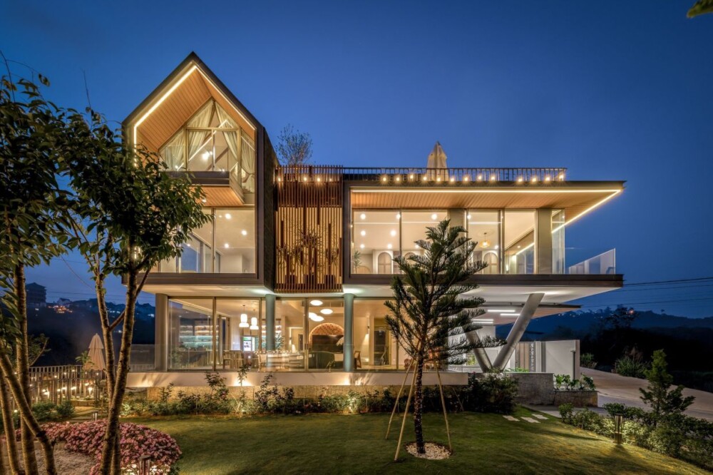 Khu vực sân tại Villa Odwin Đà Lạt 36