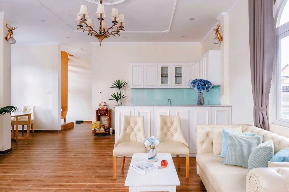 Khu vực phòng khách tại Villa Odwin Đà Lạt 54