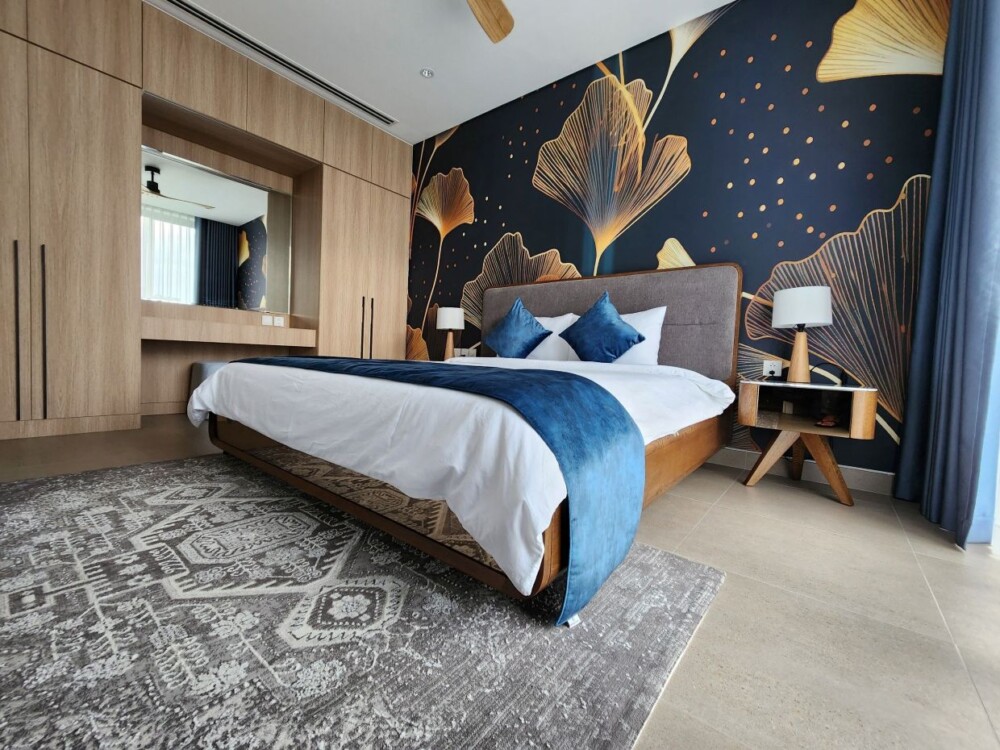 Phòng ngủ tại Villa Odwin Hồ Tràm 02