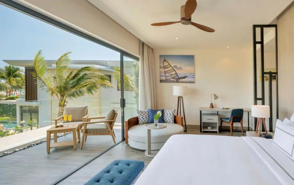 Phòng ngủ tại Villa Odwin Hồ Tràm HT11