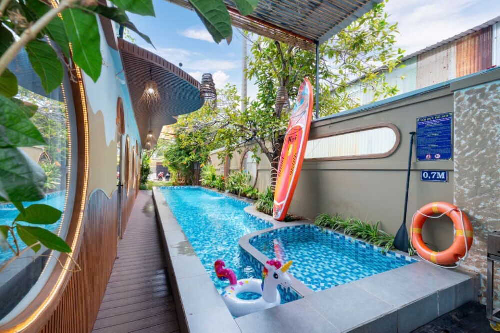Villa Bãi Sau OdwinVTS169 - Khu vực hồ bơi