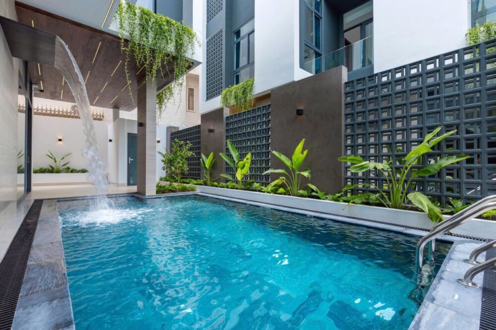 Villa Bãi Sau Vũng Tàu OdwinA3 - Khu vực hồ bơi