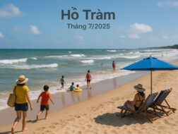 Lịch triều cường Hồ Tràm tháng 7 2025