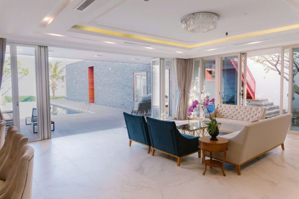 Villa Oceanami 6PN08 - Khu vực phòng khách
