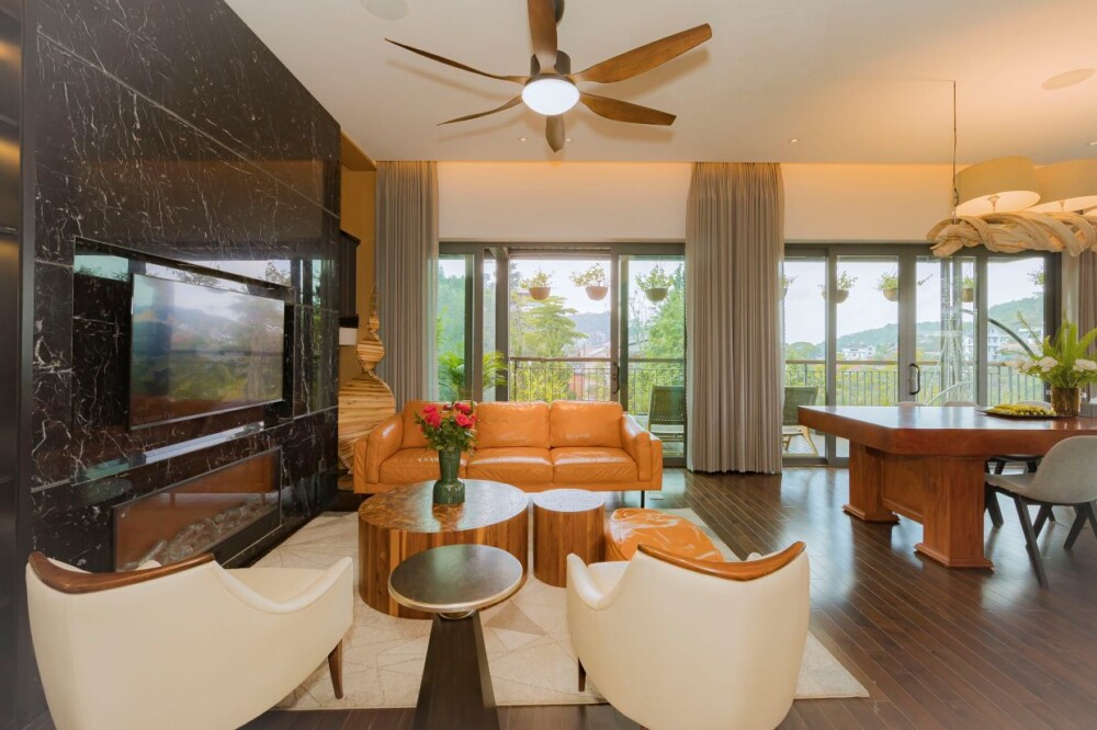 Villa Odwin Đà Lạt 06 - Khu vực phòng khách