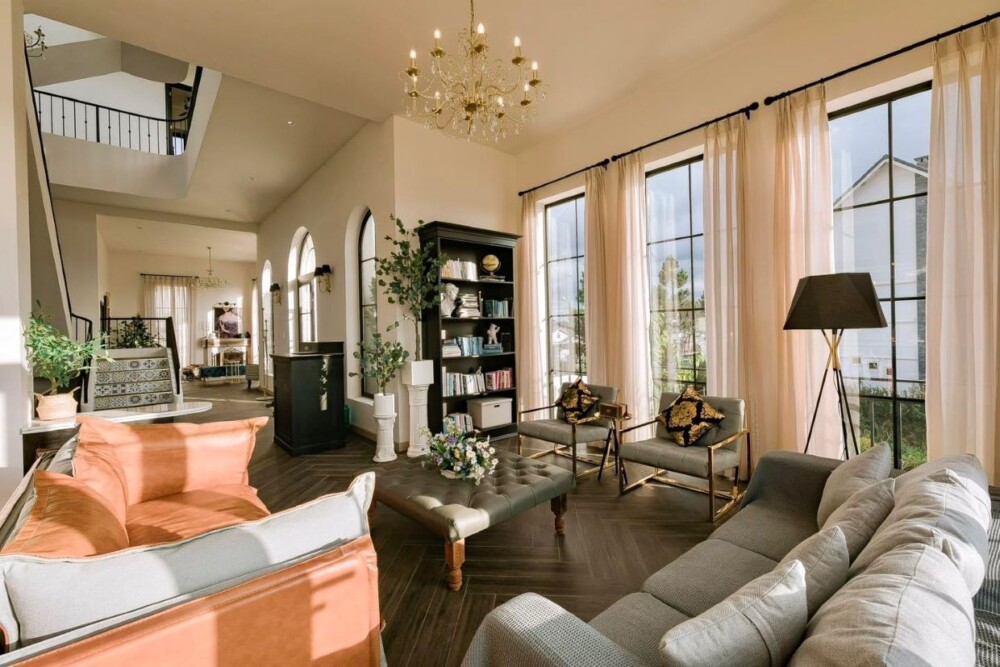 Villa Odwin Đà Lạt 09 - Khu vực phòng khách