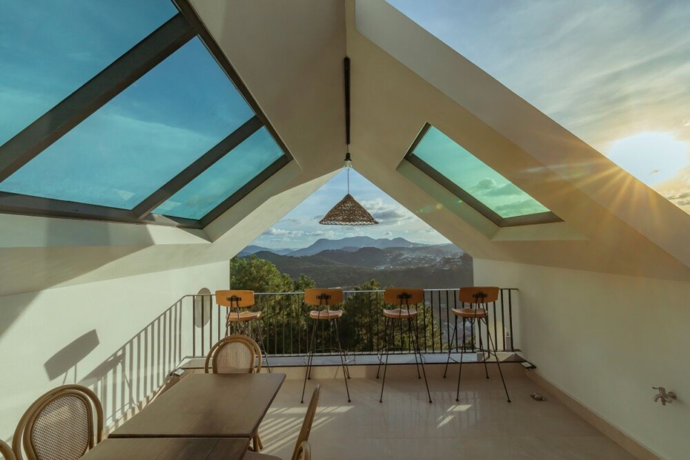 Villa Odwin Đà Lạt 33 - Khu vực sân thượng