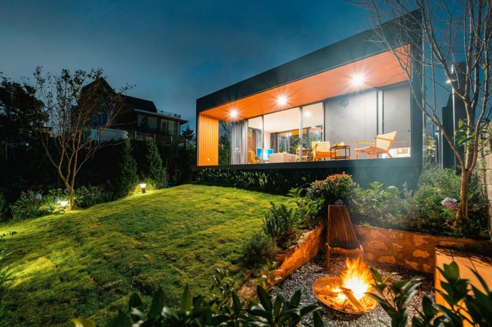 Villa Odwin Đà Lạt 43 - Khu vực sân và BBQ